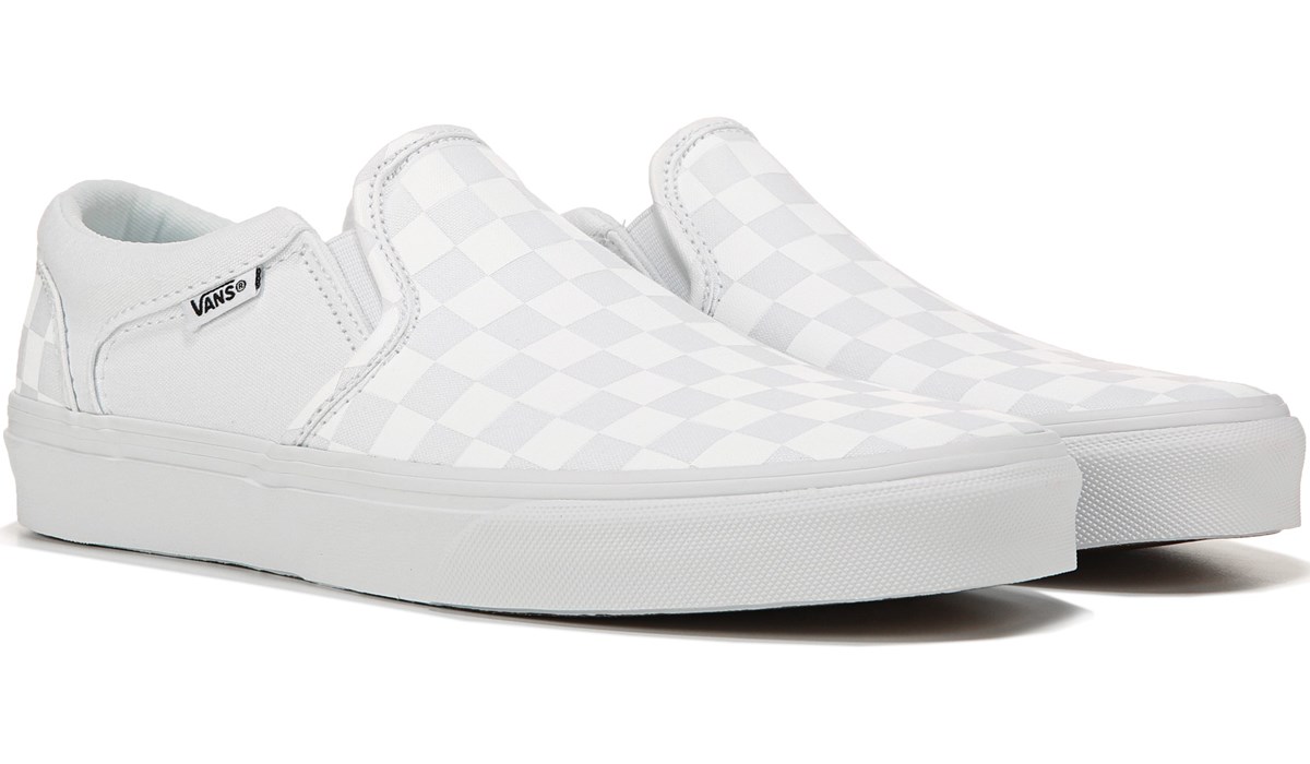 vans men's asher slip on low top sneaker