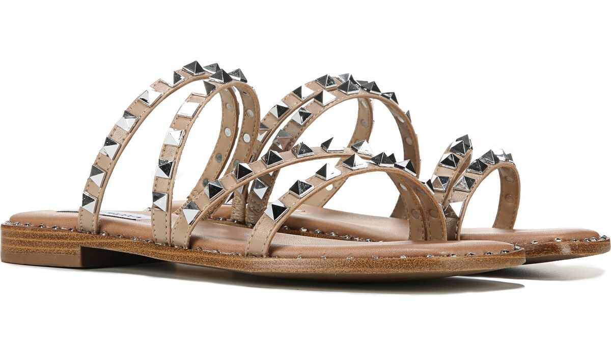 womens tan sandals flat