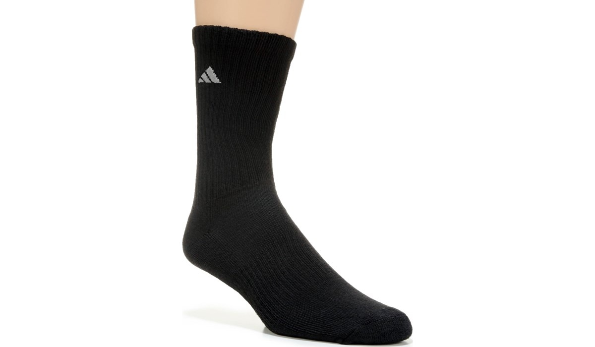 adidas Men's 6 Pack Athletic Crew Socks | Famous Footwear