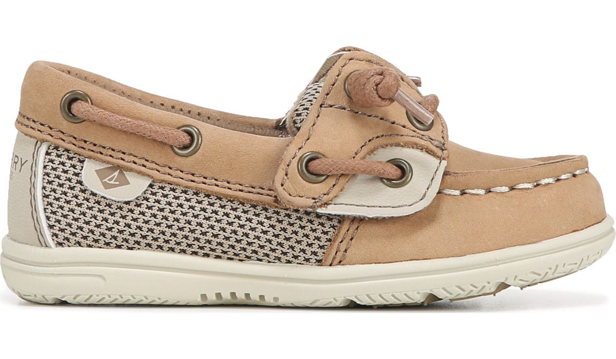 Sperry Kids' Shoresider Jr Boat Shoe Toddler/Little Kid Tan, Boat Shoes