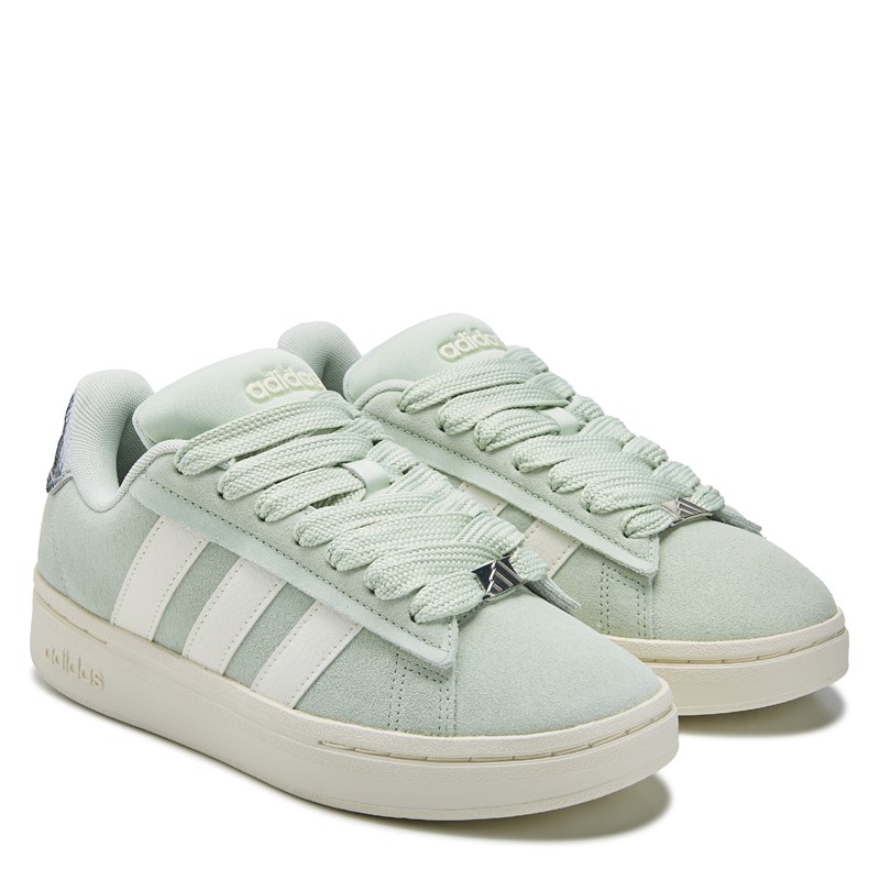 Adidas Women's Grand Court Alpha 00s Sneakers (Mint Green/Silver) - Size 8.5 M