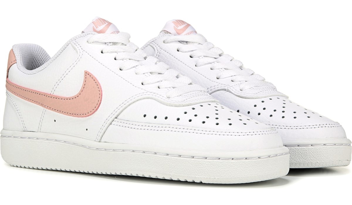 white nike court vision