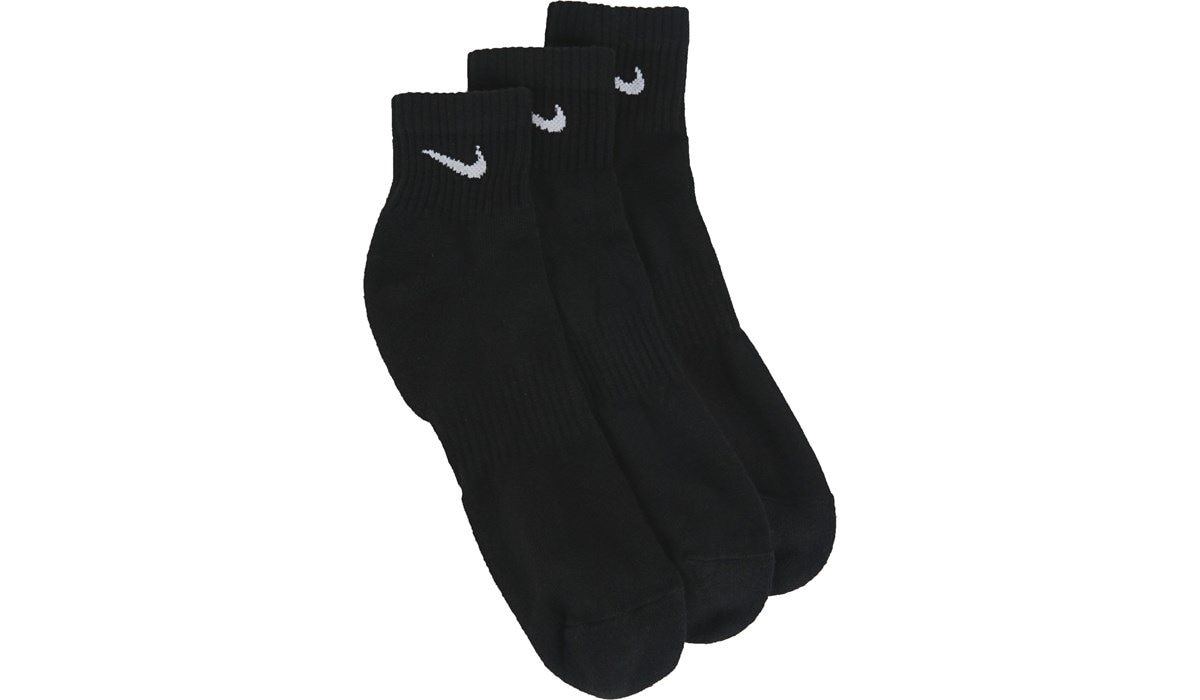 Men's 3 Pack X-Large Everyday Cushion Ankle Socks - Right