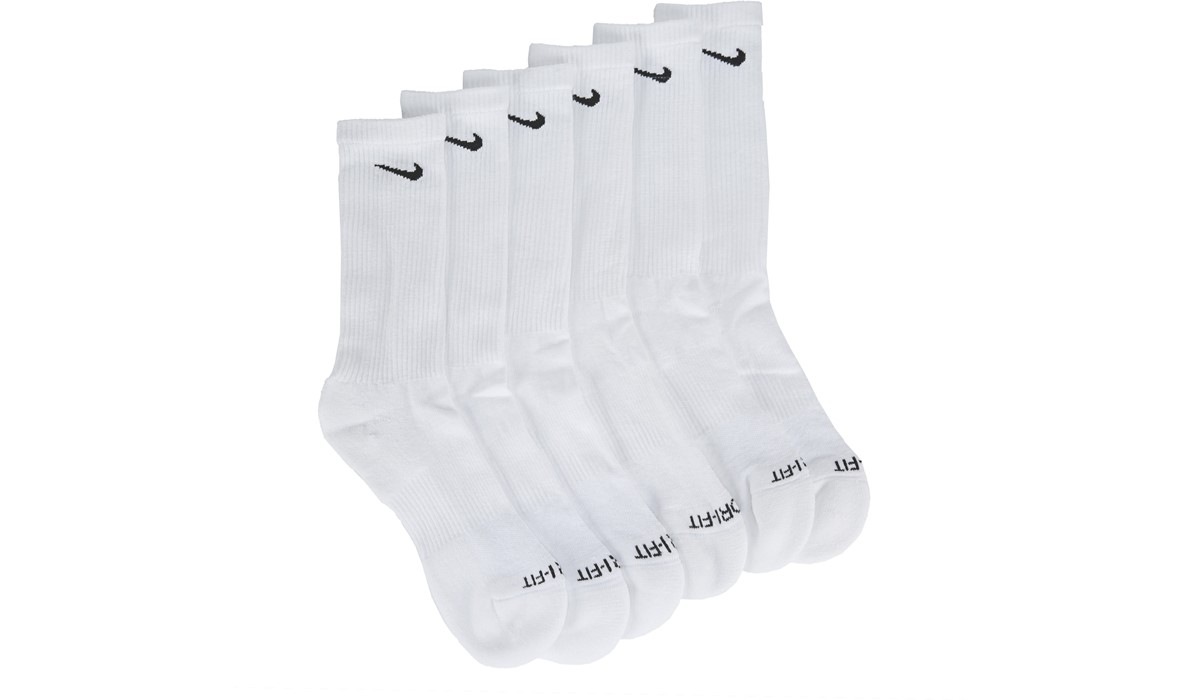 nike white socks 6 pack