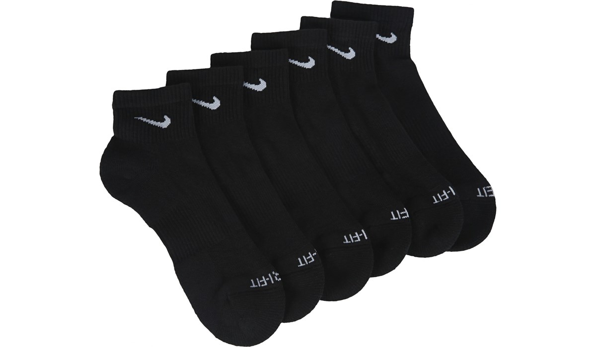 Men's 6 Pack Large Everyday Plus Cushion Ankle Socks - Right