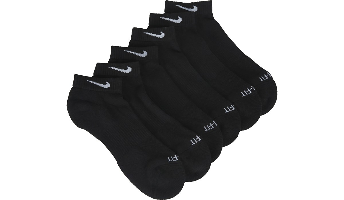 nike men's socks dri fit low cut 6 pack