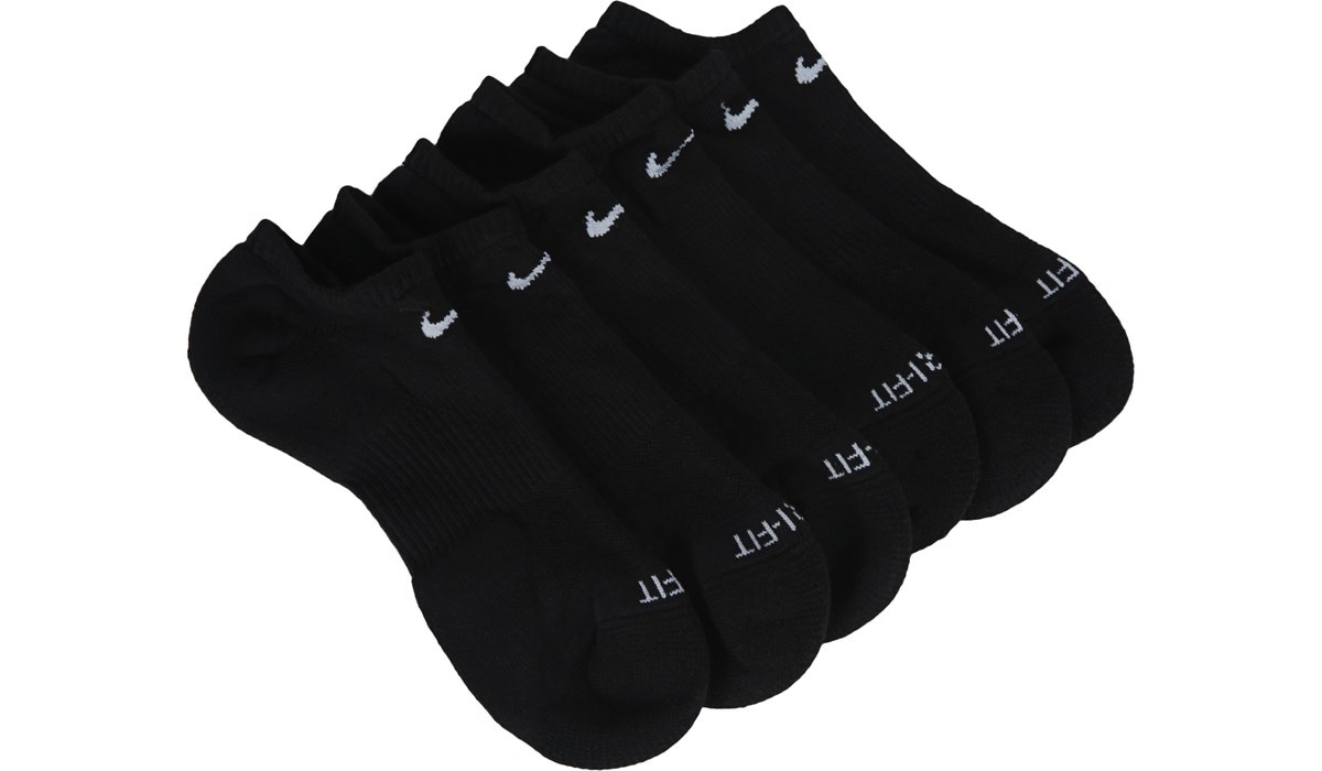 Men's 6 Pack Large Everyday Plus Cushion No Show Socks - Right