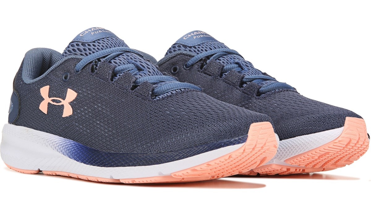 navy running shoes womens