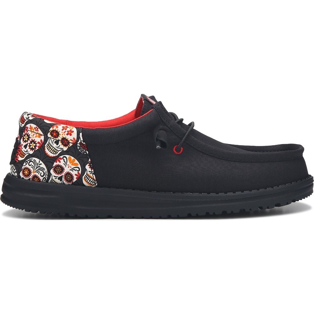 HEYDUDE Men's Wally Funk Day of the Dead Casual Shoe