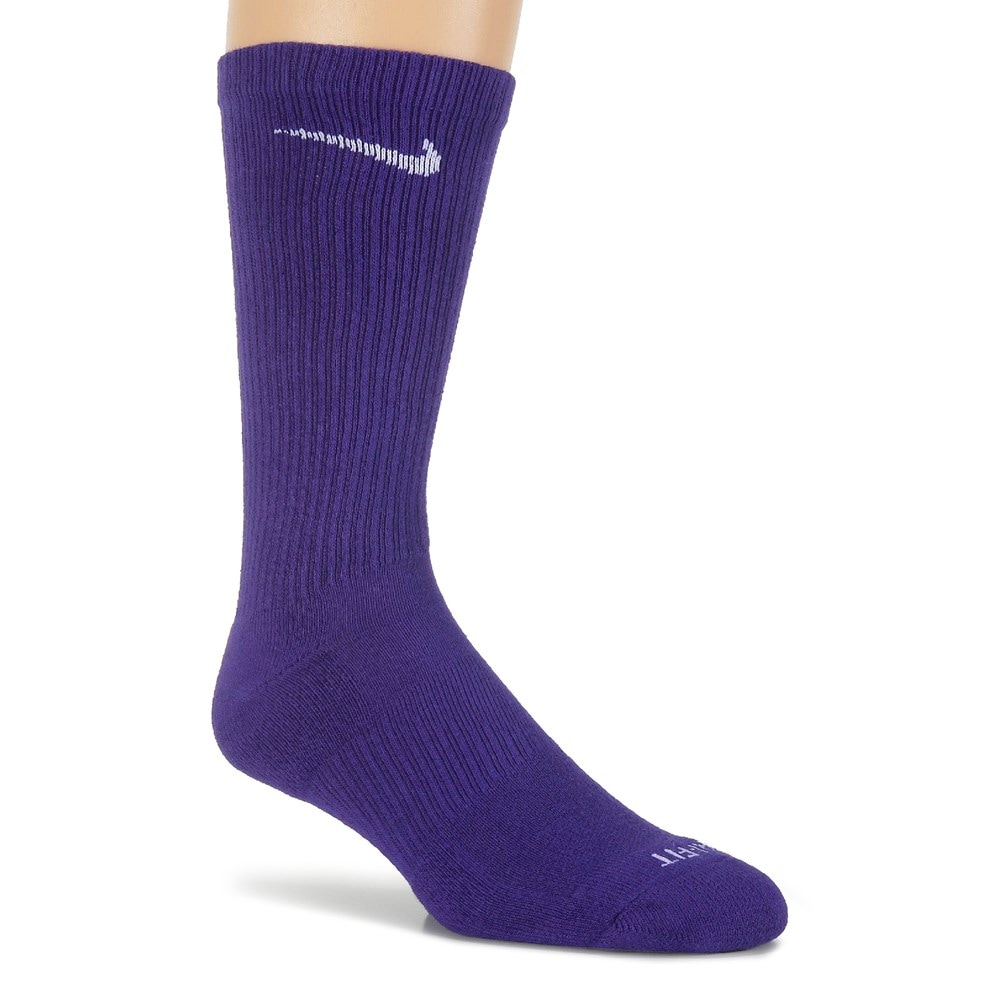 Buy Nike Men's NikeGrip Strike Cushioned Crew Soccer Socks (Men's 10-11.5,  Purple Dynasty (527) / Dark Iris/Dark Iris) at