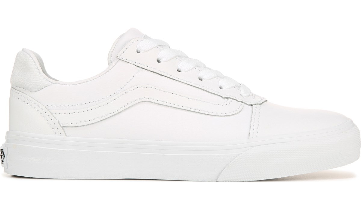 vans ward all white