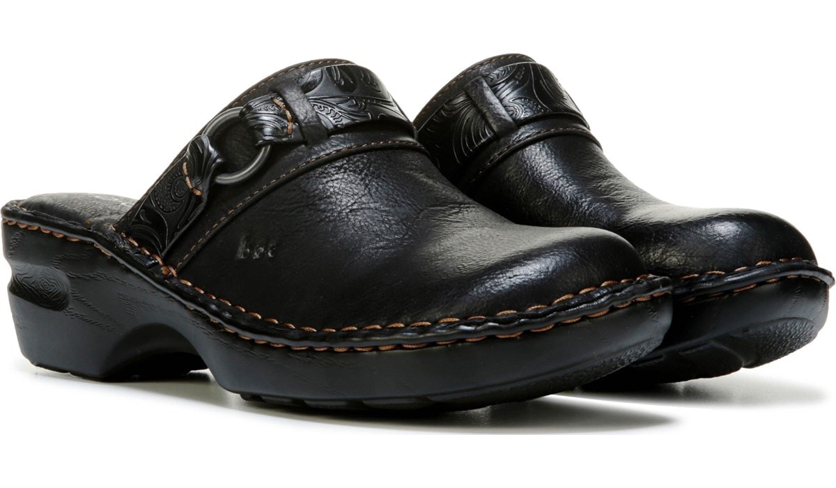 Madeleine Mule Black, Clogs and Mules 