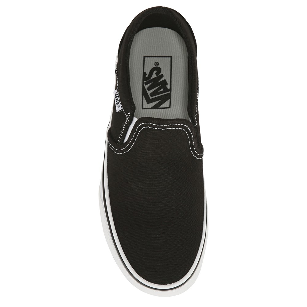 Women's Vans Asher Slip-On Sneaker - Black - Size 7.5