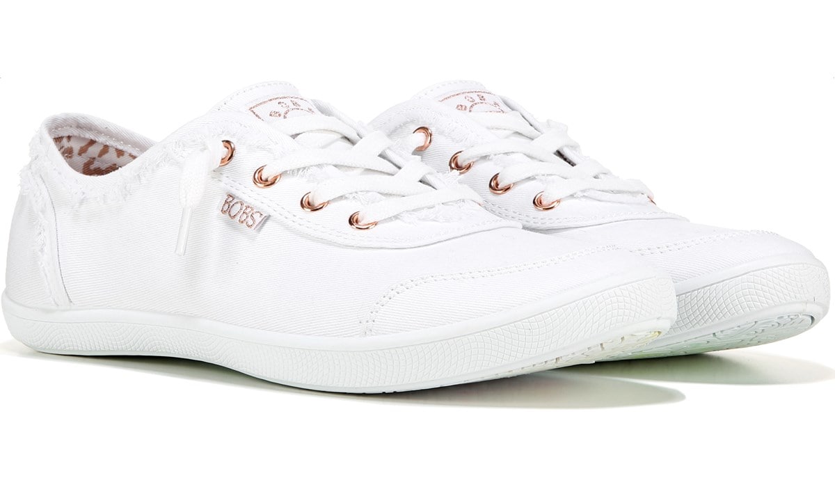 Skechers Women's BOBS Be Cute Slip On Sneaker Famous Footwear