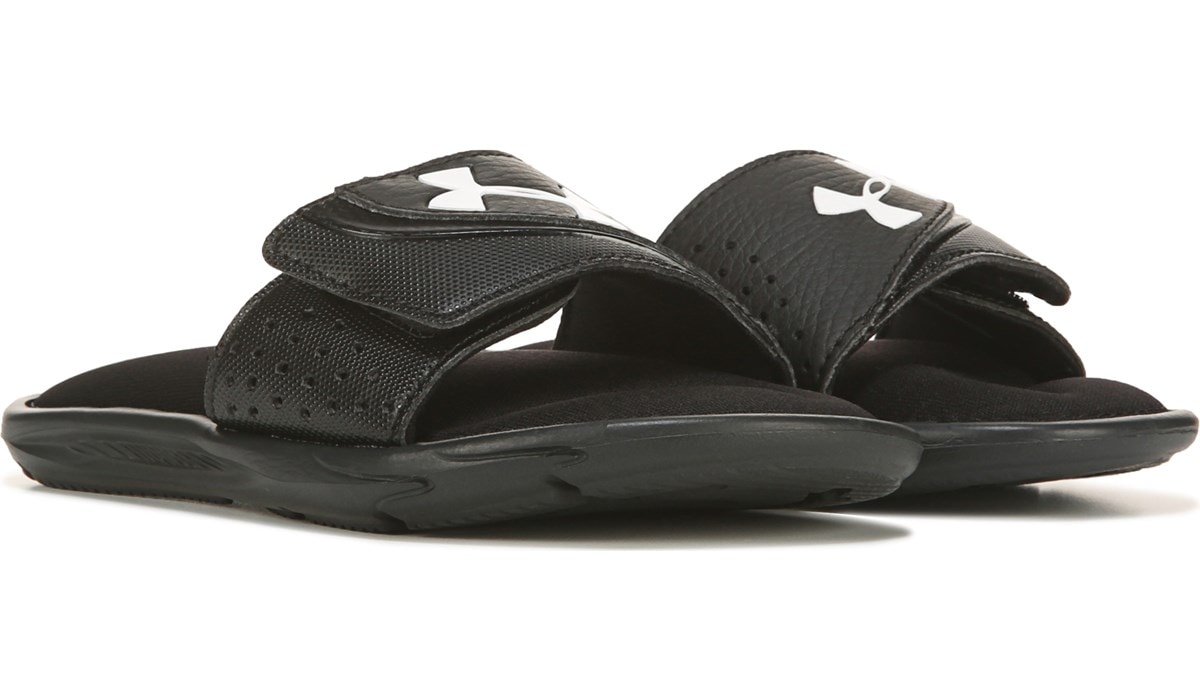 under armour black sandals