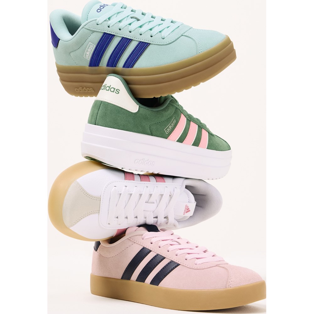 ◆SEVEN EIGHT UNDER◆ M3 GRAPHIC LOW TOPVINTAGE PINK SCM25VP adidas Women's VL Court Bold Platform Sneaker | Famous Footwear