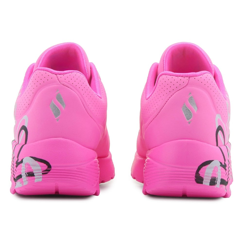 Skechers Kids' JGoldcrown Street Uno Lite Sneaker Little/Big