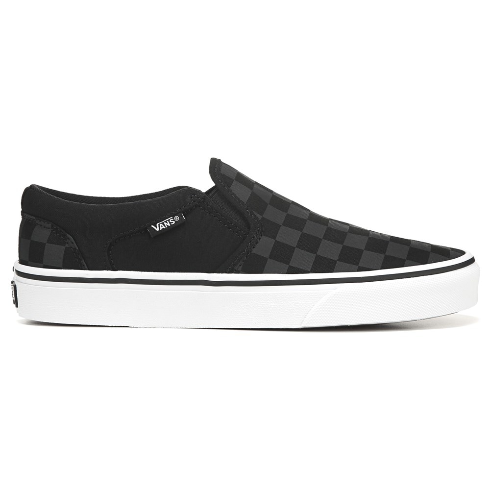 Vans Men's Asher Slip On Low Top Sneaker