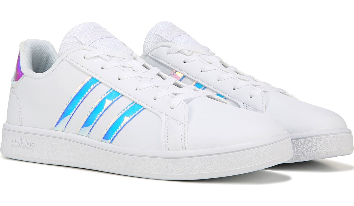 famous footwear white adidas