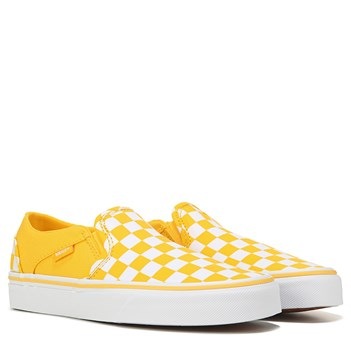 yellow slip on vans womens