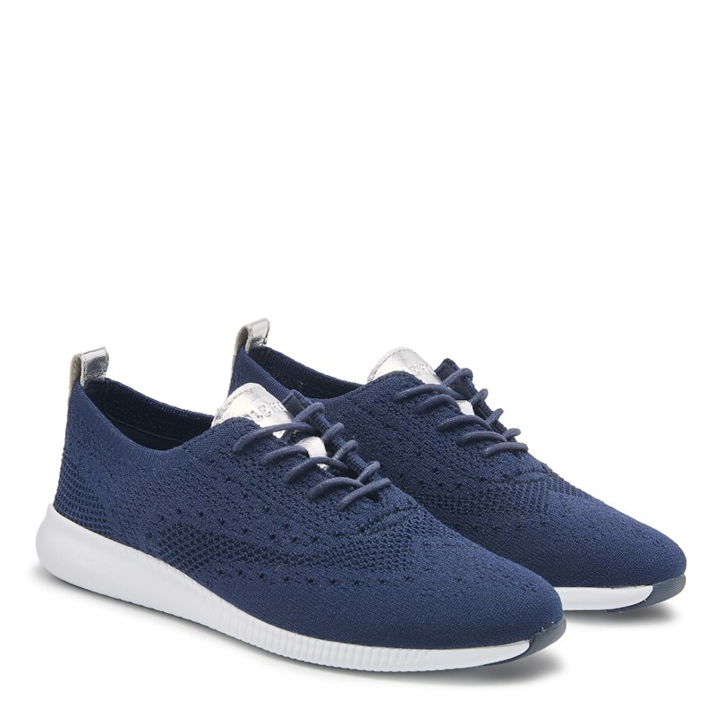 Cole Haan Women's 2.zerogrand Stitchlite Oxford Sneakers (Marine Knit) - Size 9.5 M