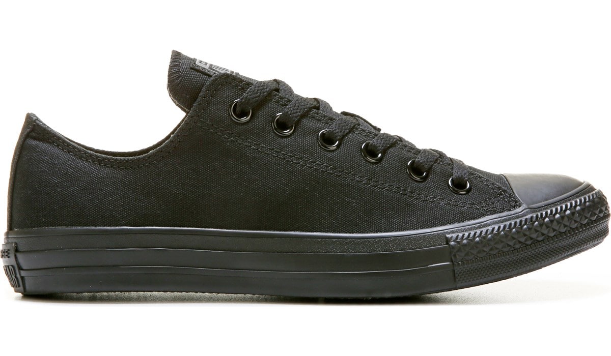 converse all black low tops