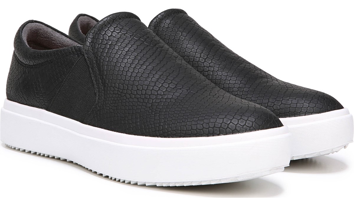 black dr scholl's slip ons