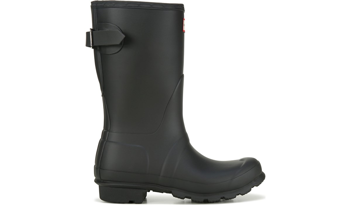 Hunter Women's Original Short Back Adjustable Rain Boot | Famous Footwear