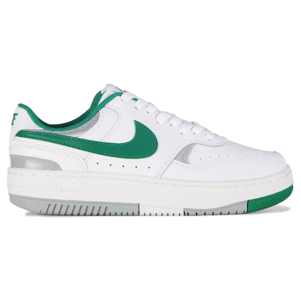 Nike Women's Air Force 1 '07 Shoes, Size 6, White/Action Green