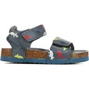Blue Dinosaur Print