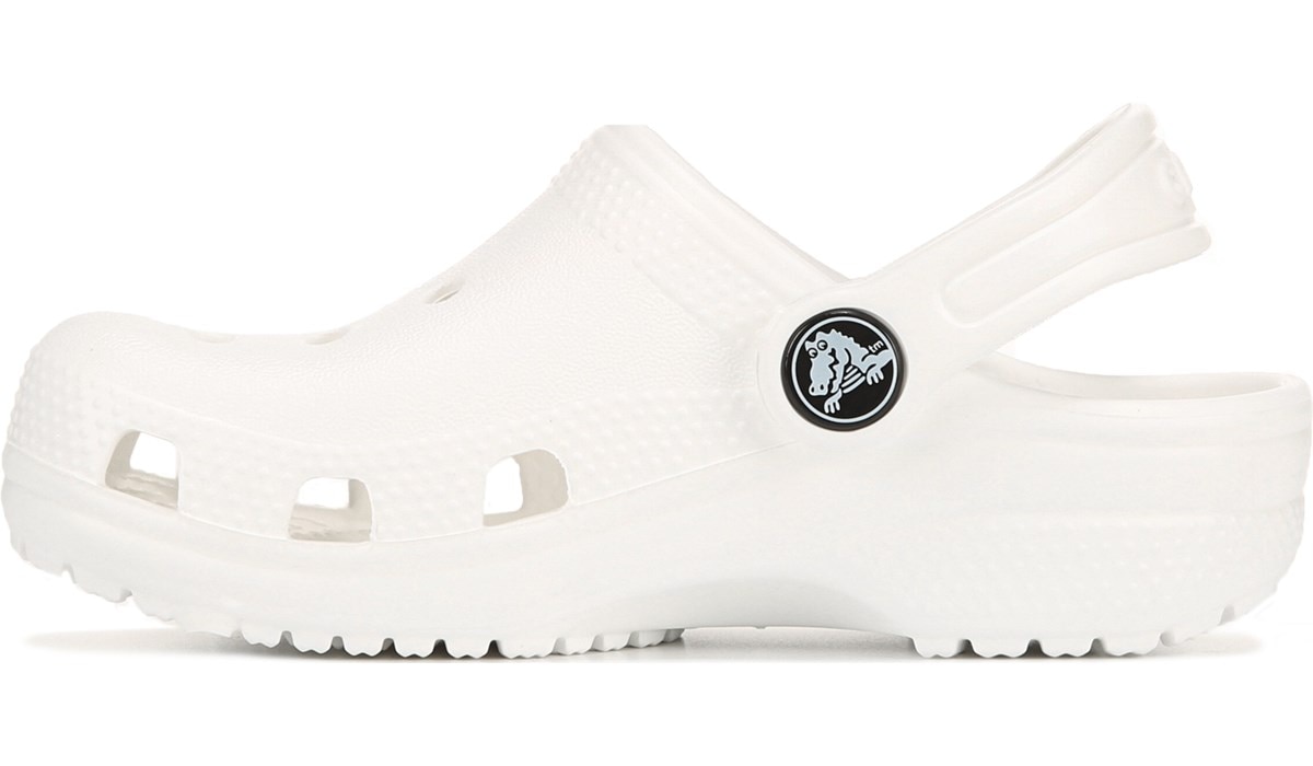 white classic clog