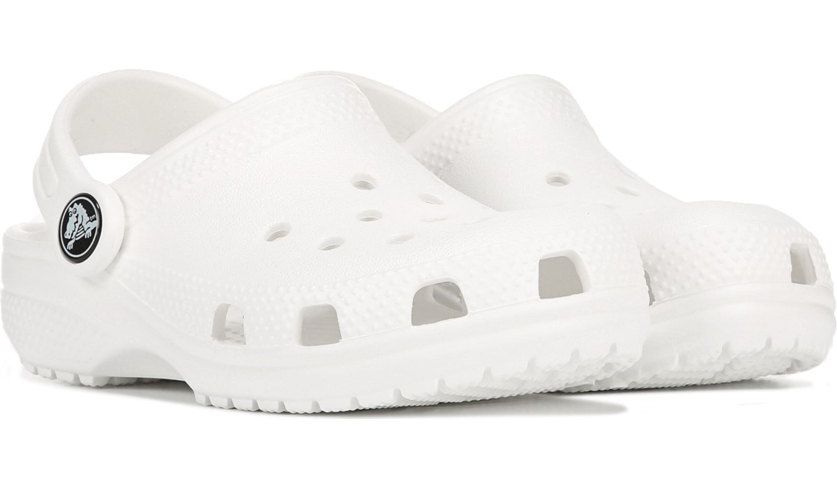 Crocs Kids' Classic Clog Toddler White 