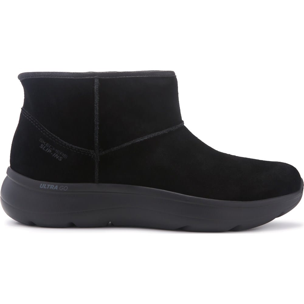 Skechers Women's Hands Free Slip-ins: On-the-GO Encore - Blair Boots | Size 7.0 | Black | Leather/Textile Skechers Women's Hands Free Slip-ins: On-the-GO Encore - Blair Boots | Size 7.0 | Black | Leather/Textile