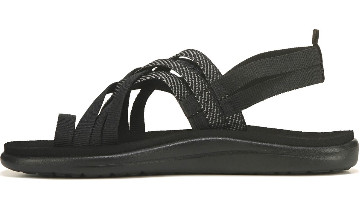 teva black strappy sandals