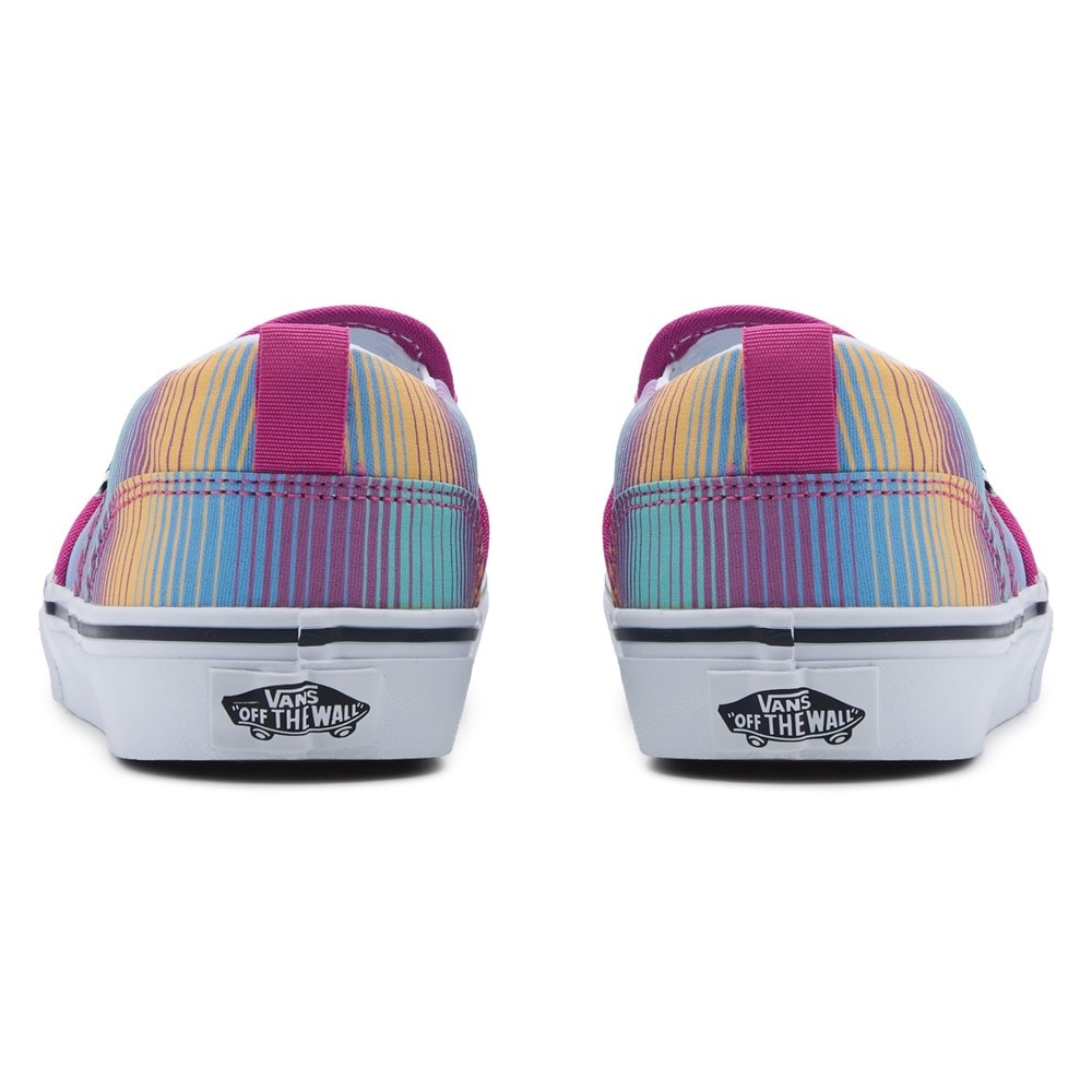 Vans Kids' Asher Slip On Sneaker Little/Big Kid Famous Footwear