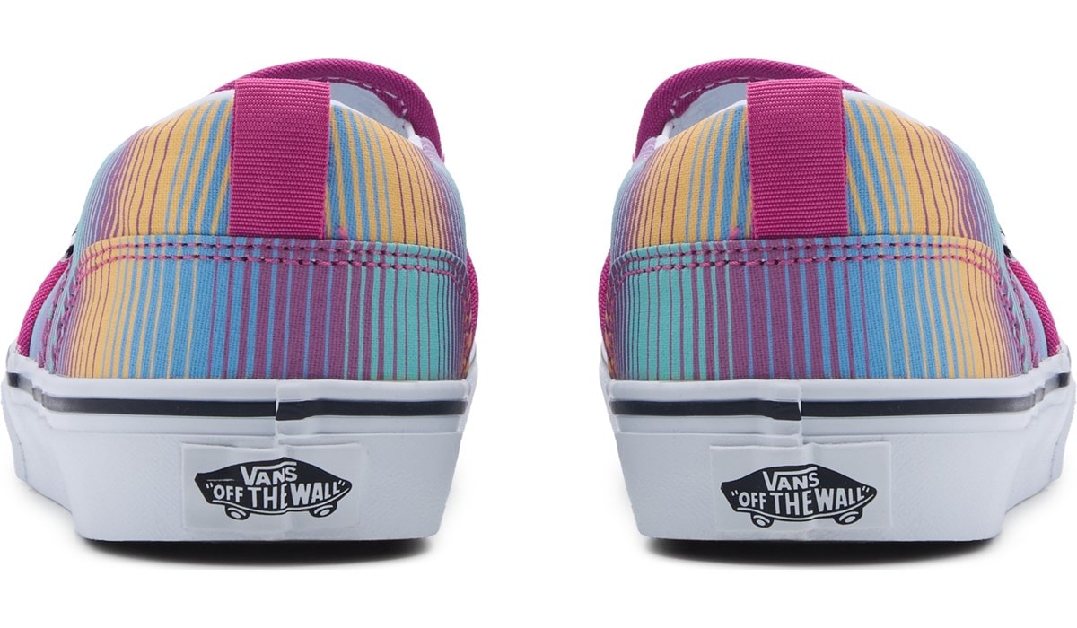 High Top Famous Footwear Rainbow Vans Vans Kids' Asher Slip On