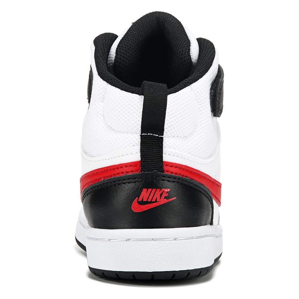 Nike Boy's Court Borough Mid 2 (Little Kid) Black