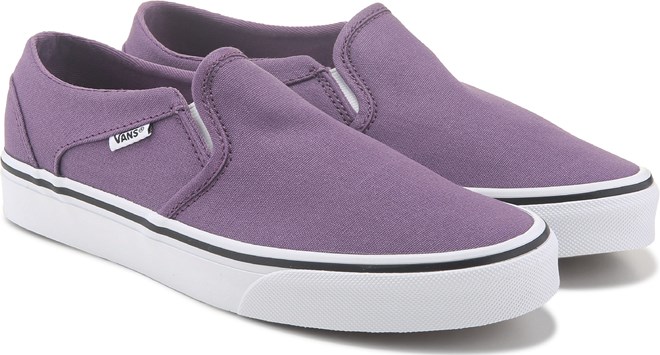 Vans Women s Asher Slip On Sneaker Famous Footwear