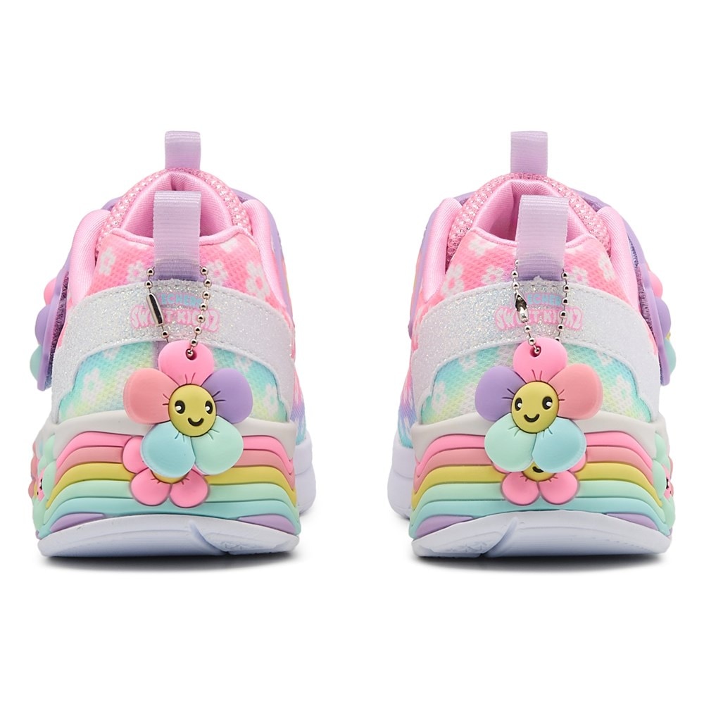 ラッキーツアーズ Twinkle Toes Skechers Hi Top Light Up Sneakers STAR GLITZ