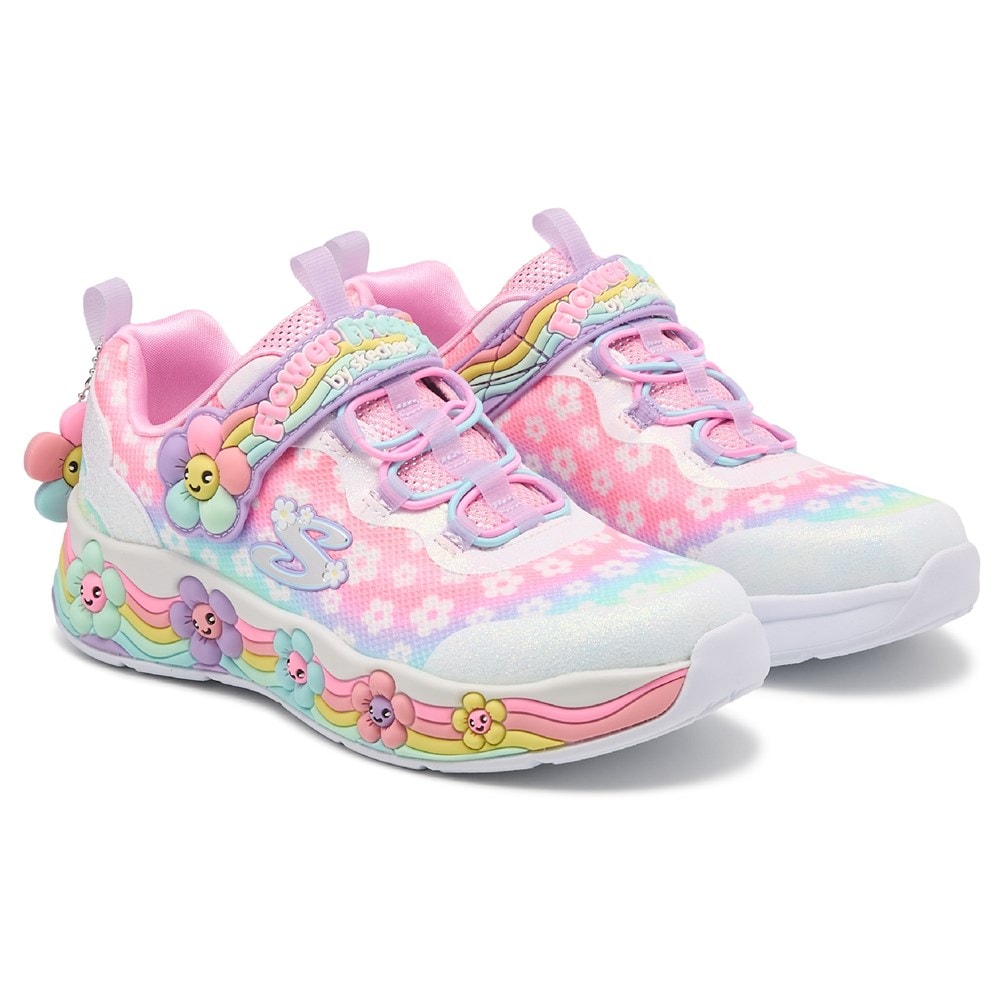 ラッキーツアーズ Skechers Twinkle Toes®: Twi-Lites 2.0 Flower Burst Sneaker