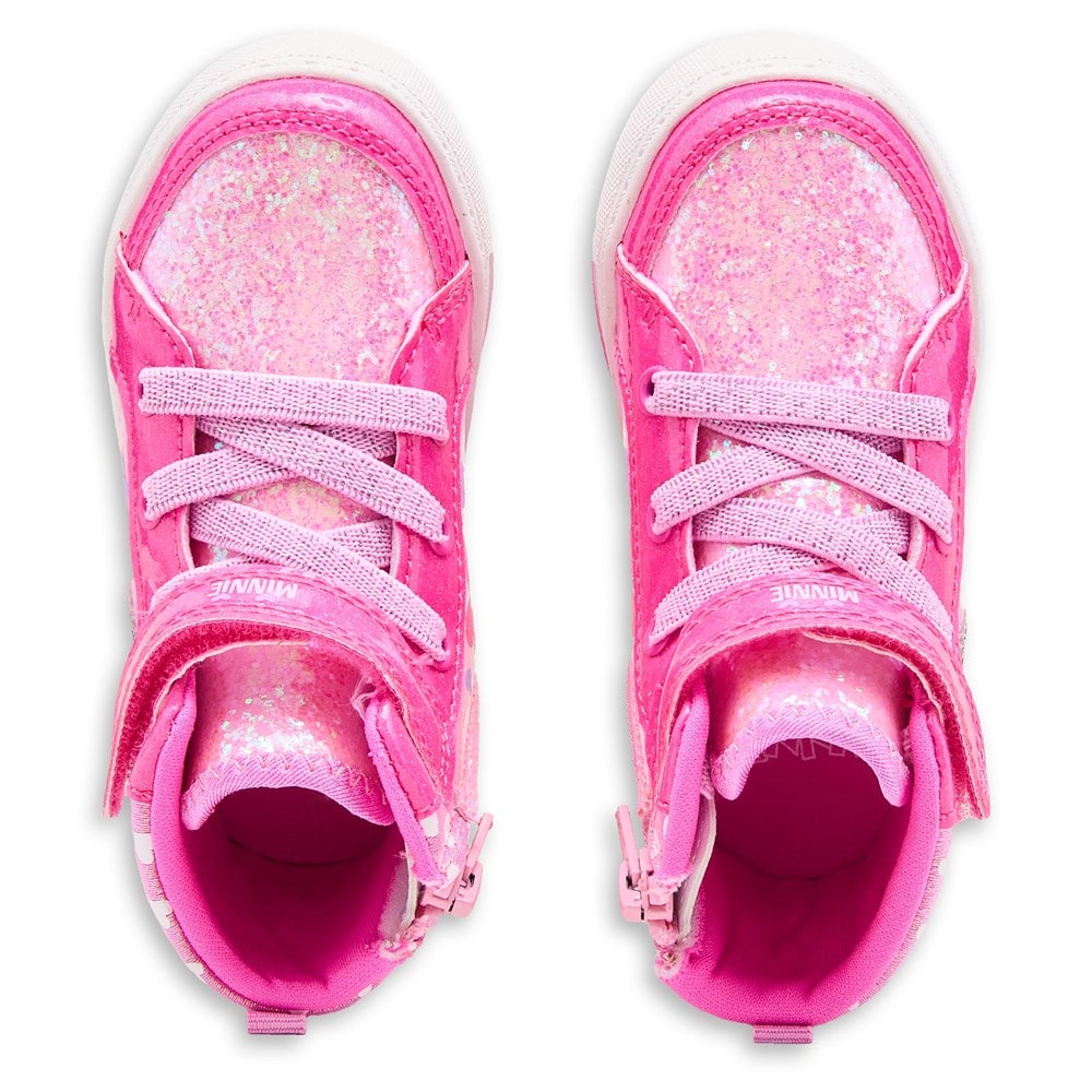 Minnie Mouse Kids' Minnie Mouse High Top Sneaker Toddler/Little