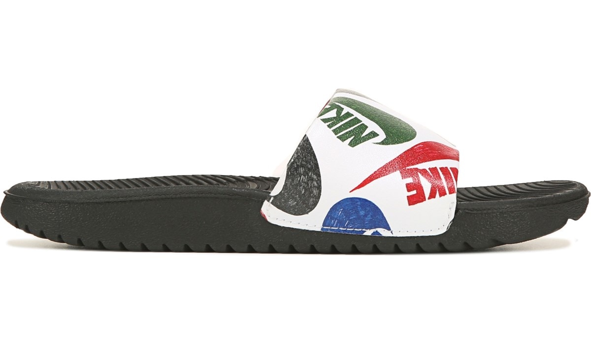 Nike Kids' Kawa Slide Sandal Little/Big Kid Grey, Sandals, Famous 