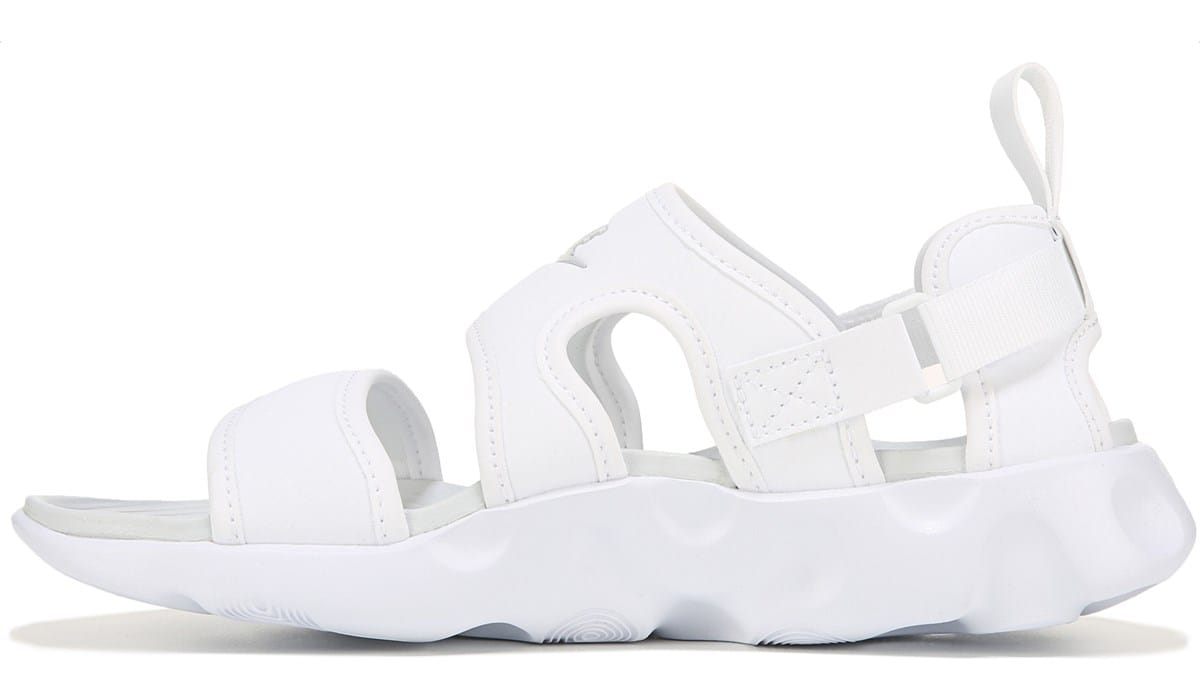 Nike Benassi JDI Slide Sandal White/Hab Red-Ember | Nike shoes women, Nice sandals, Famous footwear