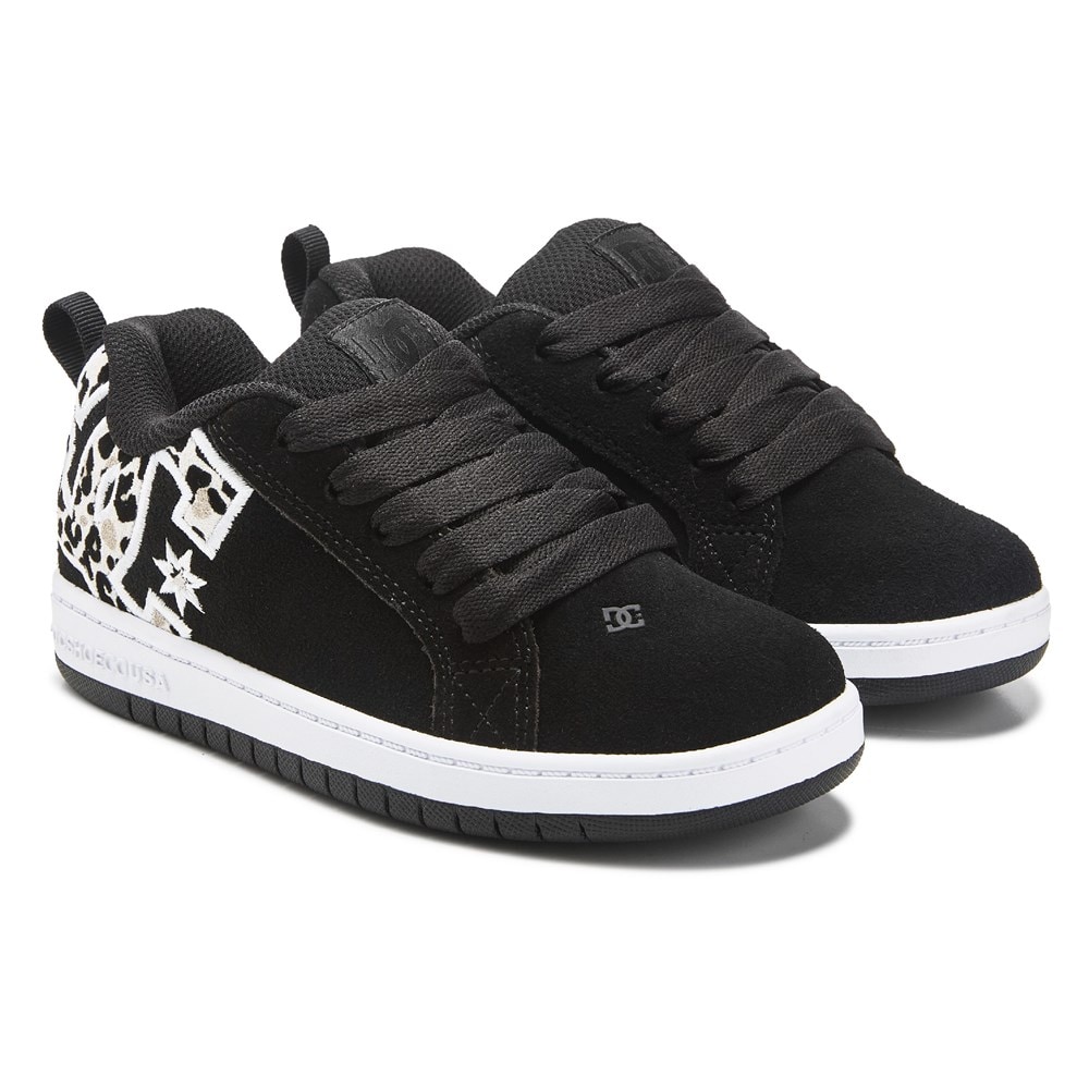 DC Shoes Kids' Court Graffik Sneaker Little/Big Kid | Famous Footwear