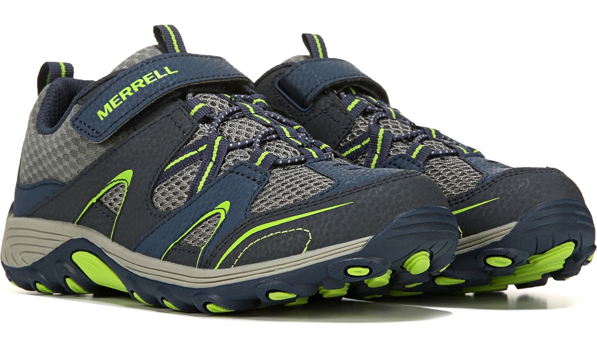 Merrell Kids' Trail Chaser Low Hiking Little/Big Kid Black, and Athletic Famous Footwear