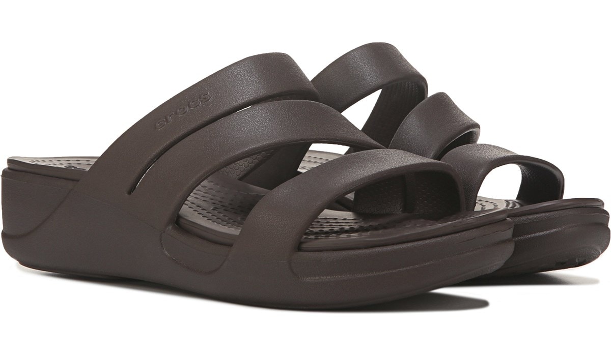 crocs wedge heels