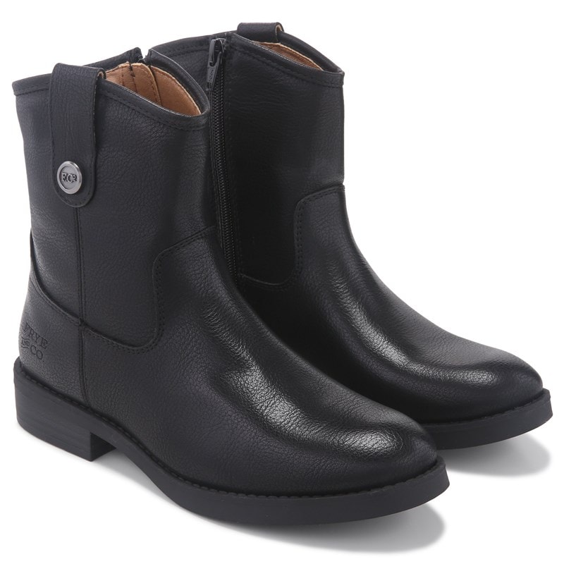 Frye And Co. Kids' Kellie Button Boot Little/Big Kid Boots (Black) - Size 3.0 M