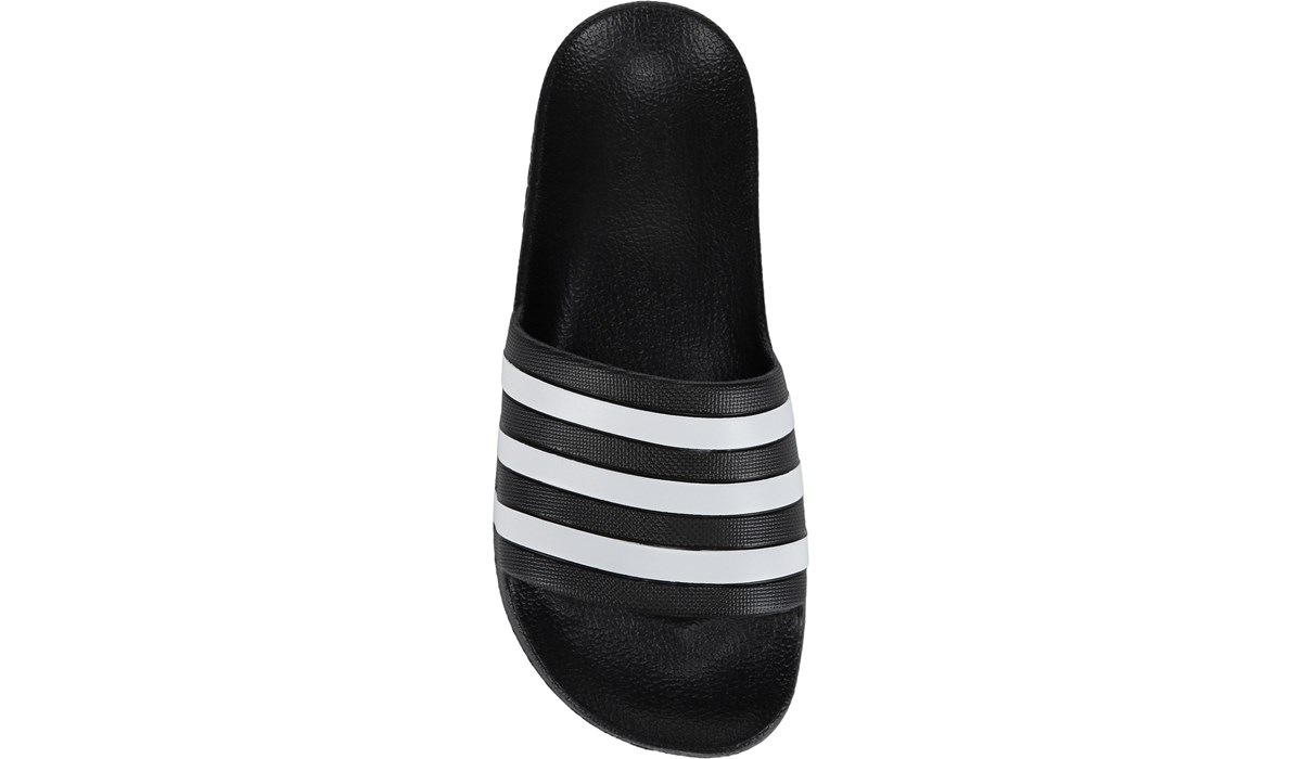 Adidas Women S Adilette Aqua Slide Sandal Green Sandals Famous Footwear Adidas Women S Adilette Aqua Slide Sandal Green Sandals Famous Footwear