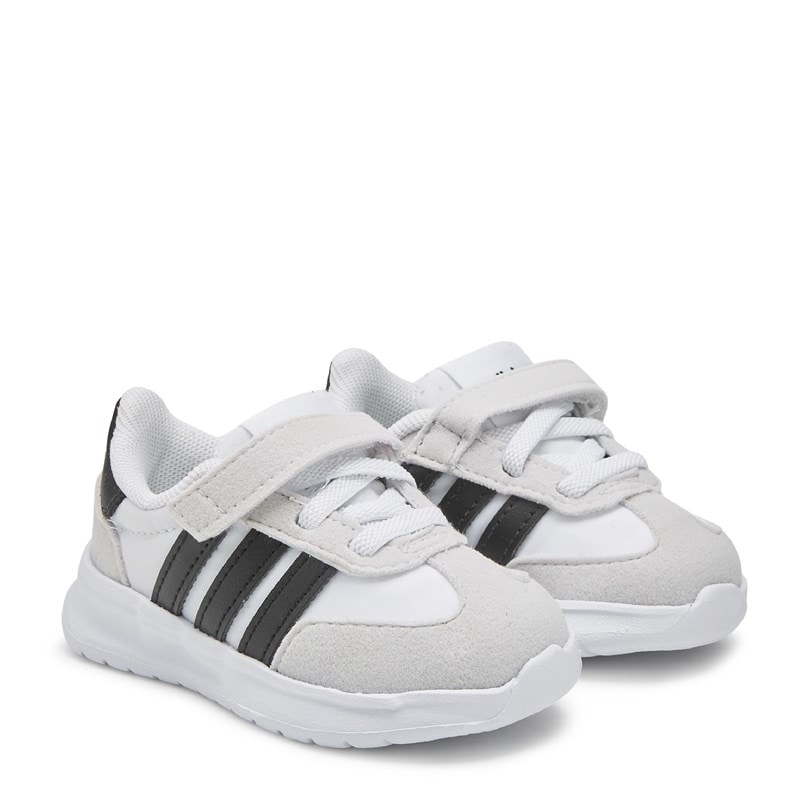 Adidas Kids' Run 70s Retro Sneaker Toddler Shoes (White/Black) - Size 9.0 M