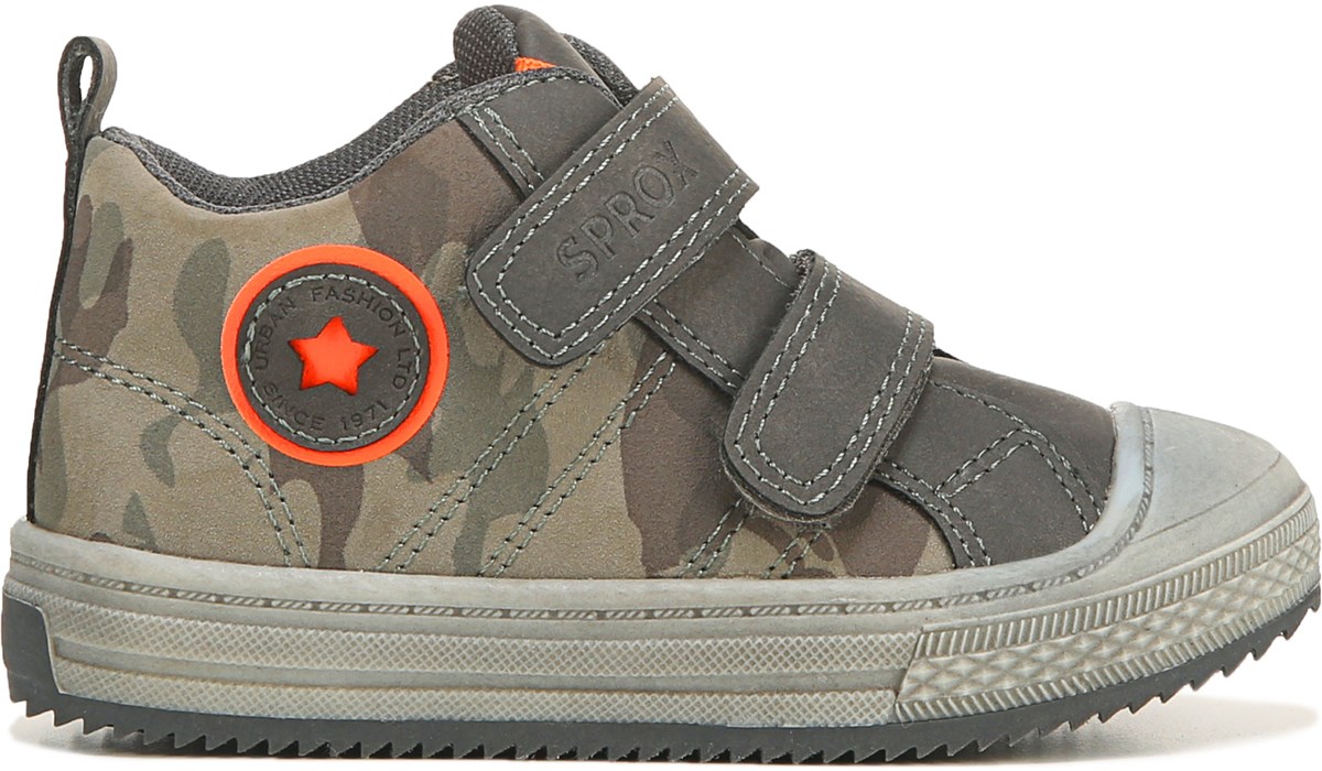 velcro high top trainers